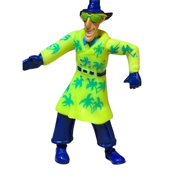 Inspector Gadget Burger King Vintage 1991 Action Figure 4" Toy Yellow Coat - Picture 2 of 8